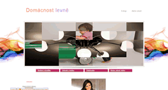 Desktop Screenshot of levne-domacnost.cz